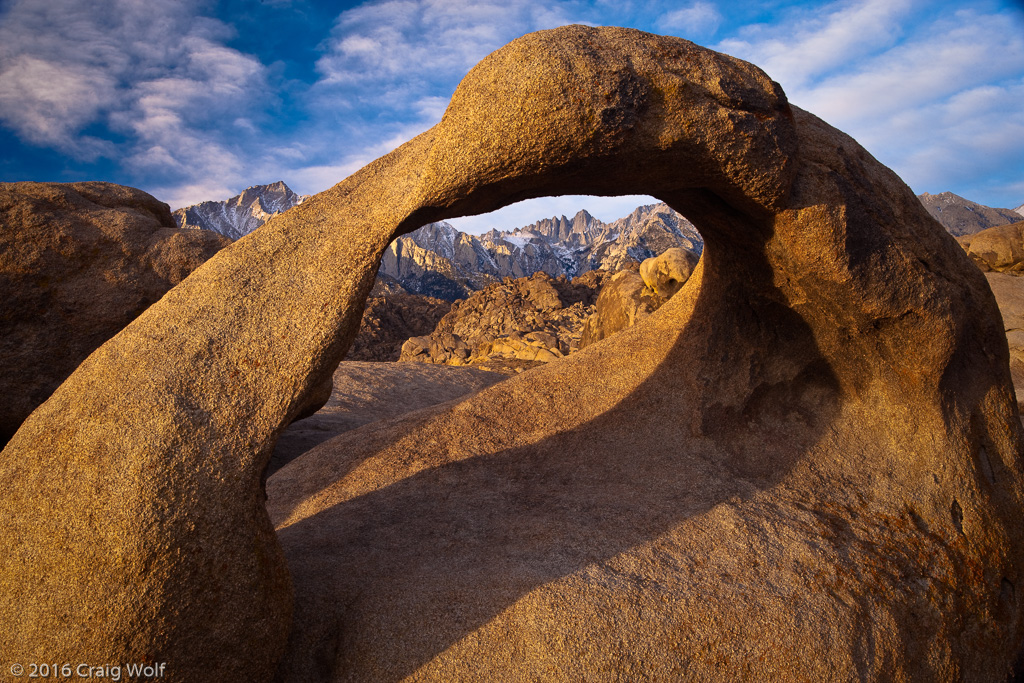 Mobius Arch with Clouds