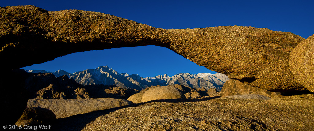 Lathe Arch, Alabama Hills - Lone Pine , CA