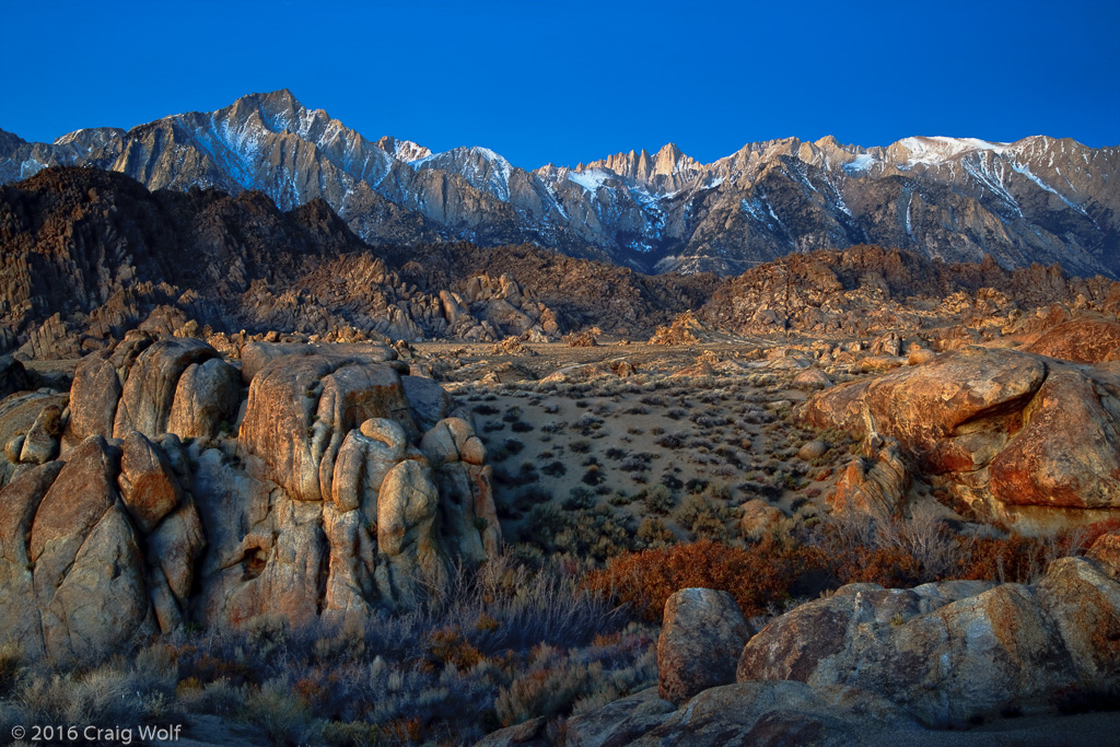 Mt. Whitney and the Alabama Hills