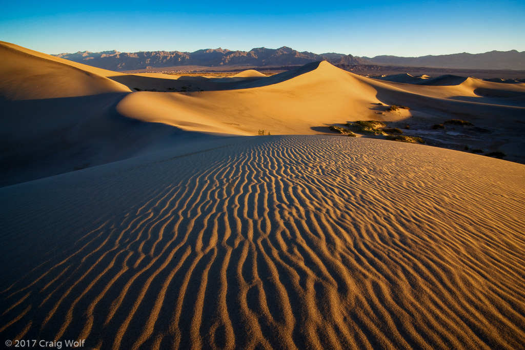 Death Valley Sand Dunes at Sunrise